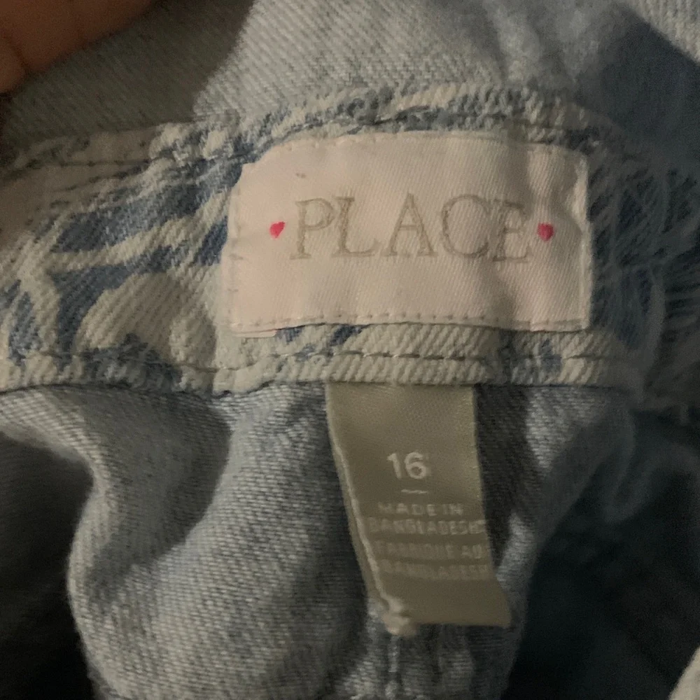 The Children's Place Light Blue Patterned Overalls